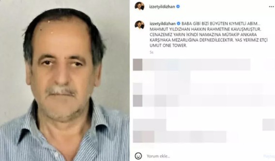 İzzet Yıldızhan'ı yıkan ölüm!